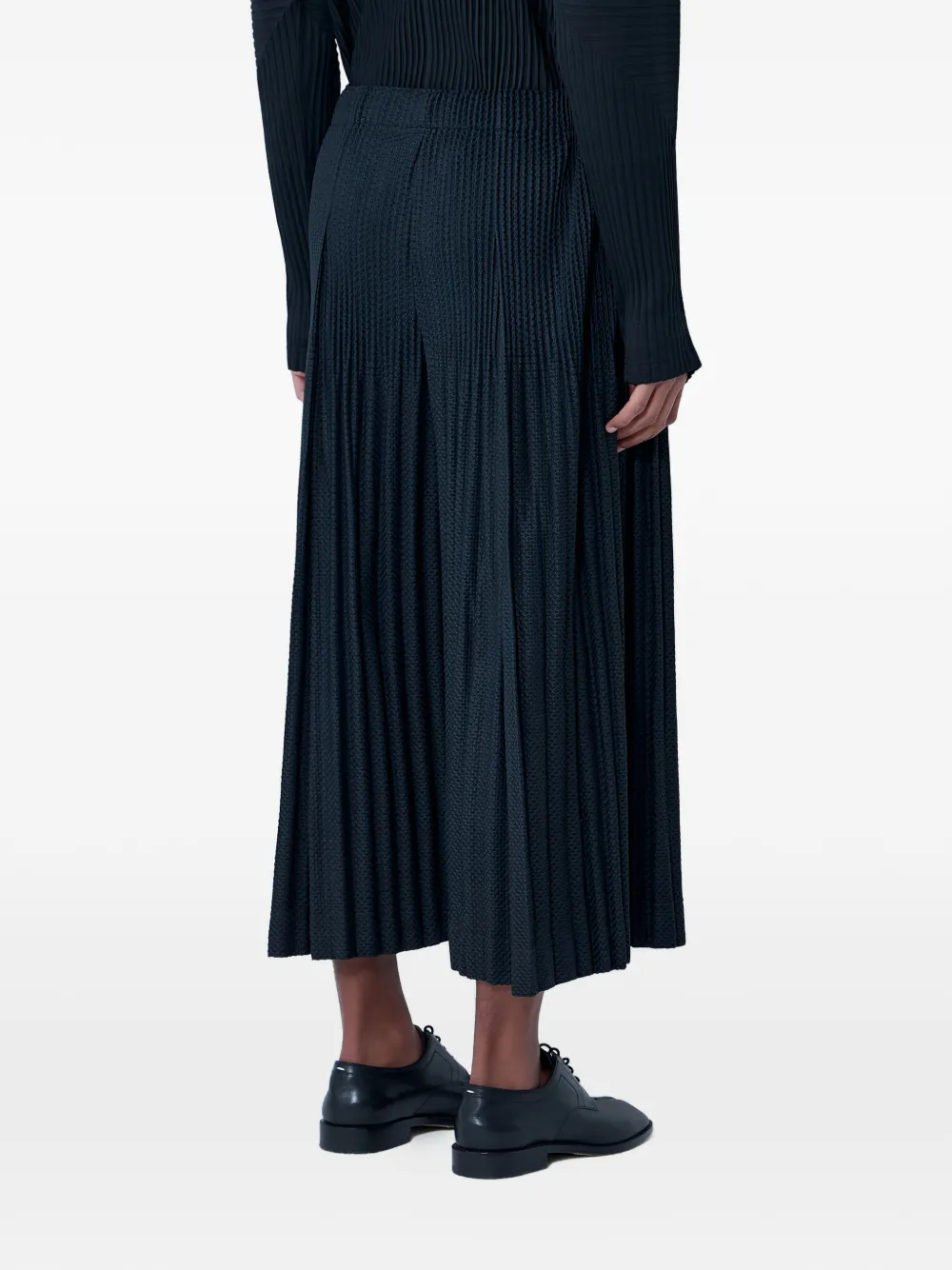 Homme Plissé Issey Miyake Plooibroek met elastische taille Zwart