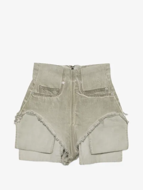 Rick Owens DRKSHDW frayed shorts