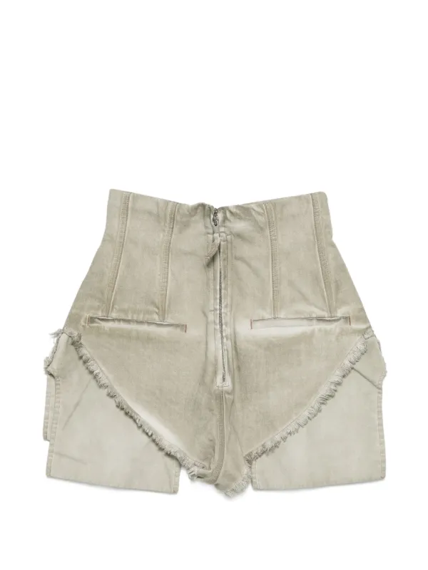 Rick Owens DRKSHDW フレイド ショートパンツ | ニュートラル