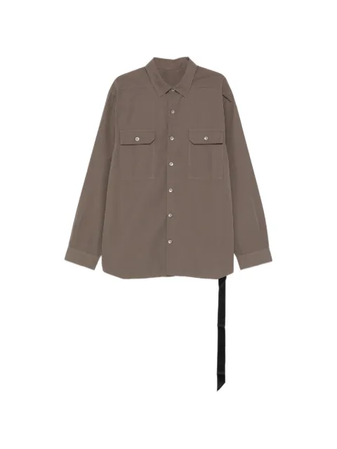 Rick Owens DRKSHDW flap-pocket shirt