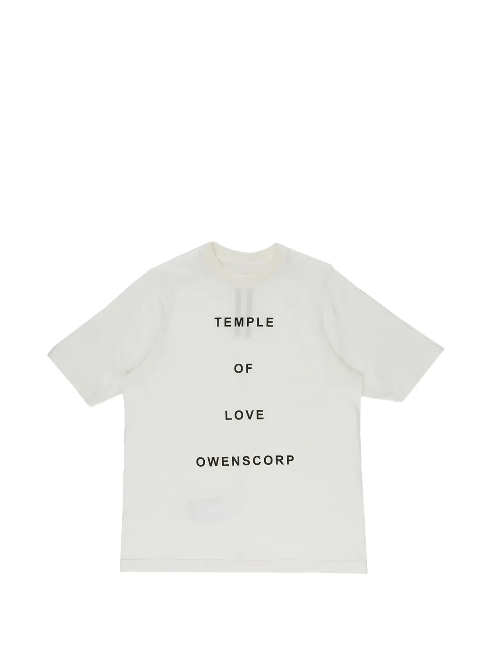 Rick Owens Kids Jumbo graphic T-shirt - Bianco