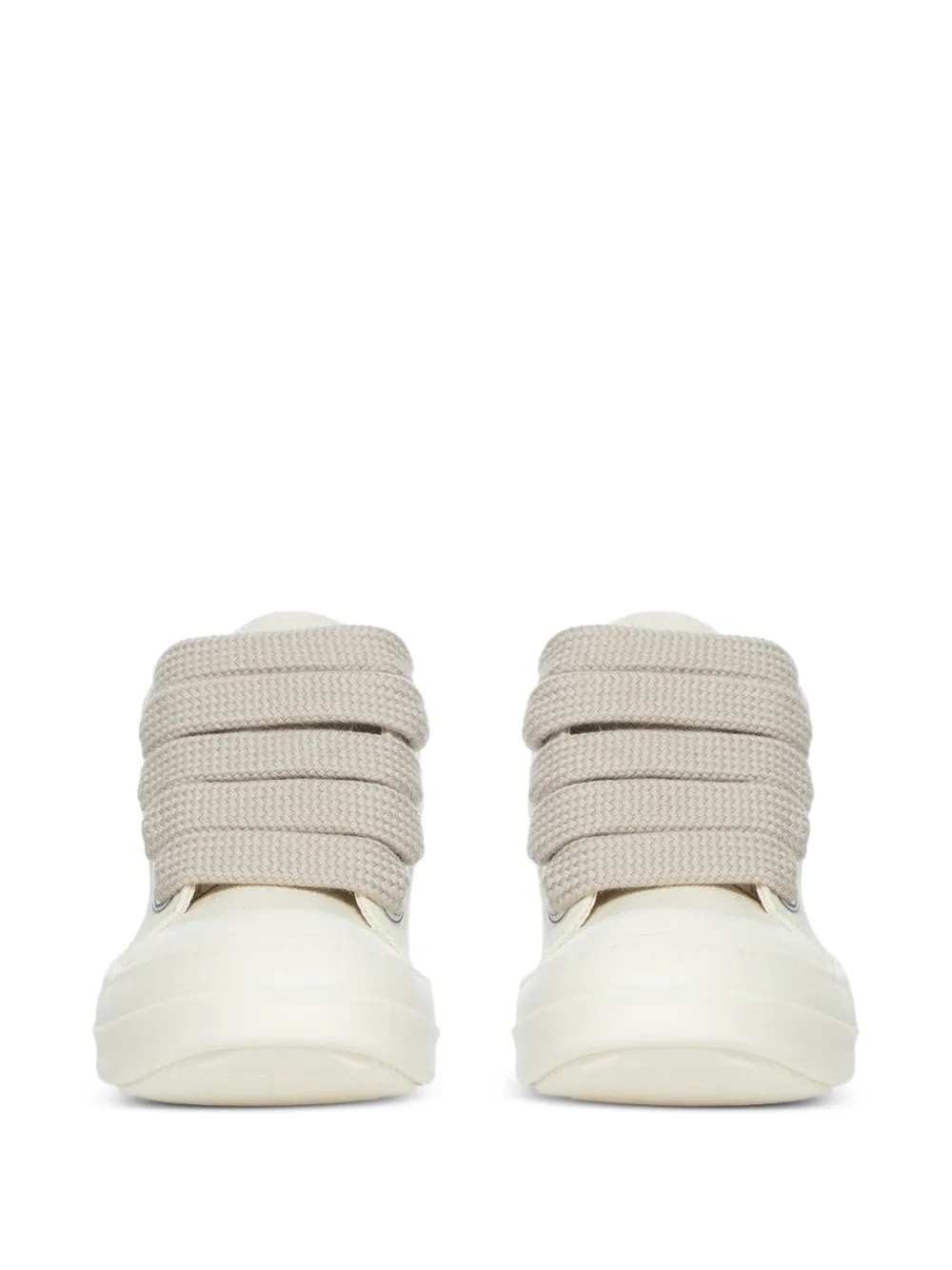 Rick Owens DRKSHDW Veterschoenen met ringlets Beige