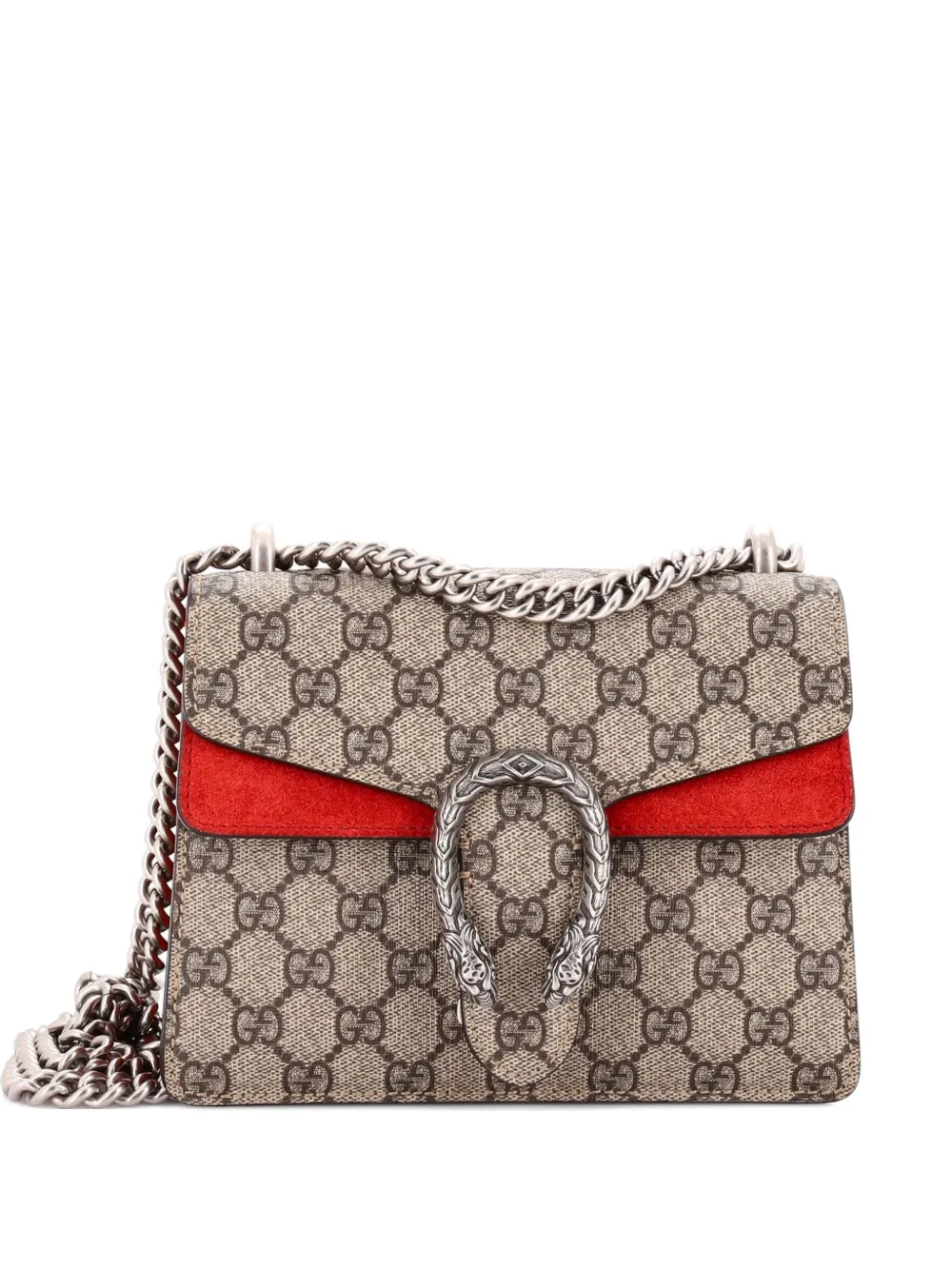 Gucci Pre-Owned Dionysus Bag GG Coated Canvas Mini crossbody bag - Marrone