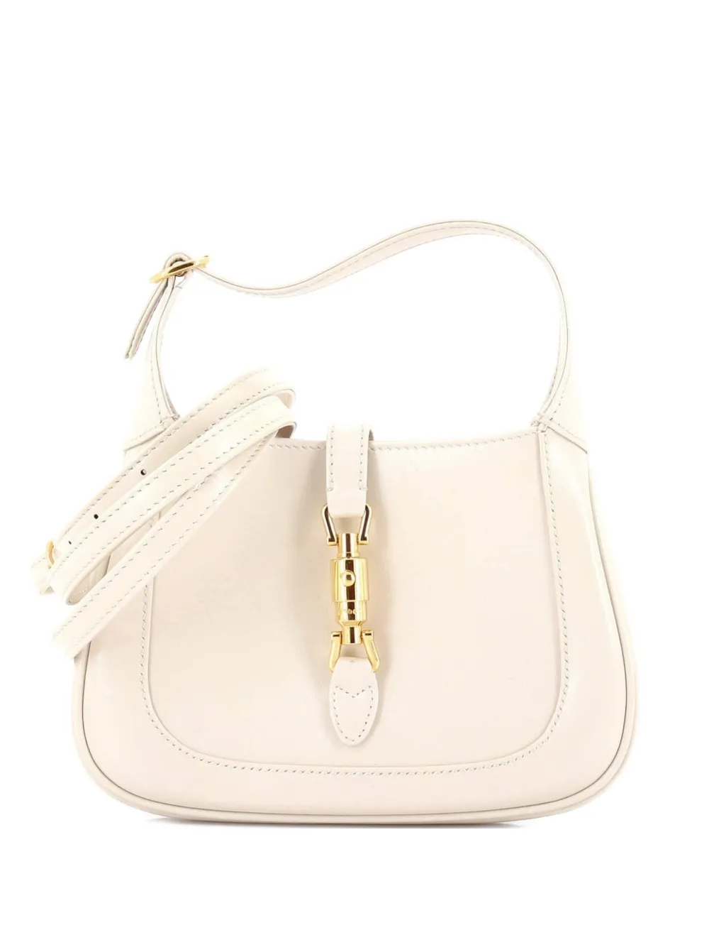 Gucci Pre-Owned Jackie 1961 Leather Mini hobo bag - Bianco