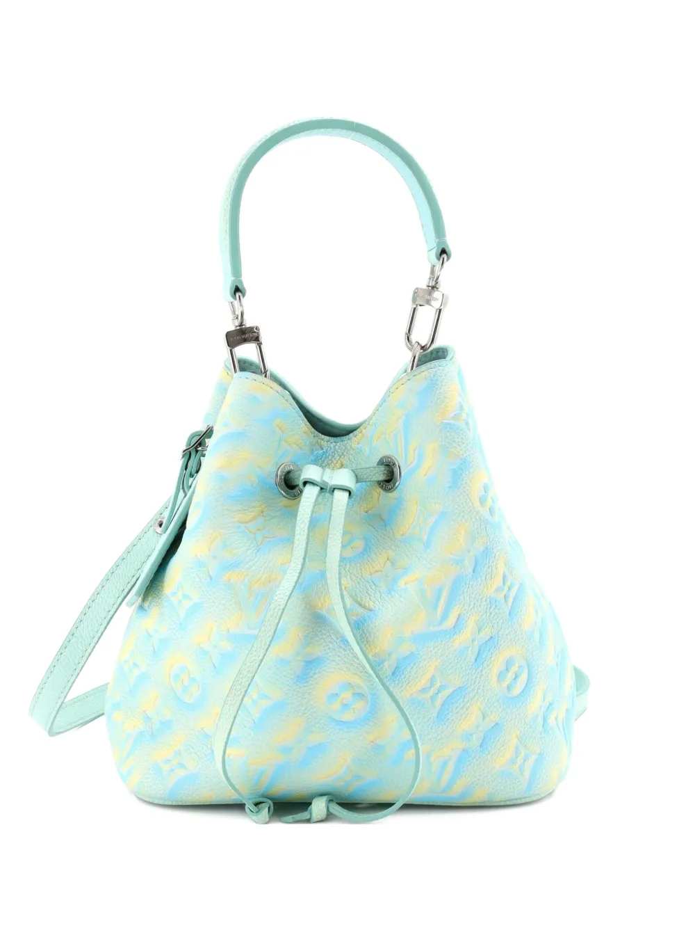 Louis Vuitton Pre-Owned NeoNoe Handbag Stardust Monogram Empreinte Leather BB bucket bag - Blu