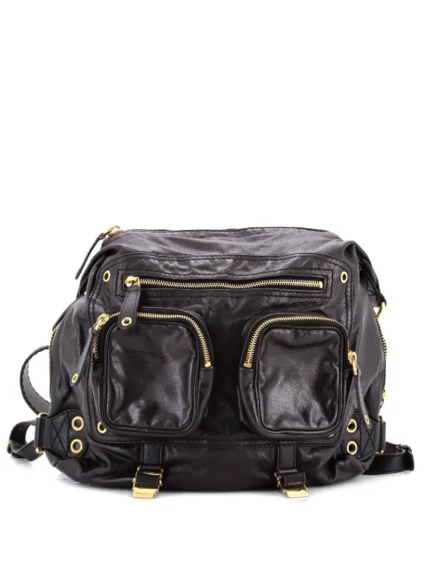 Gucci Pre-Owned Darwin Convertible Leather Medium backpack