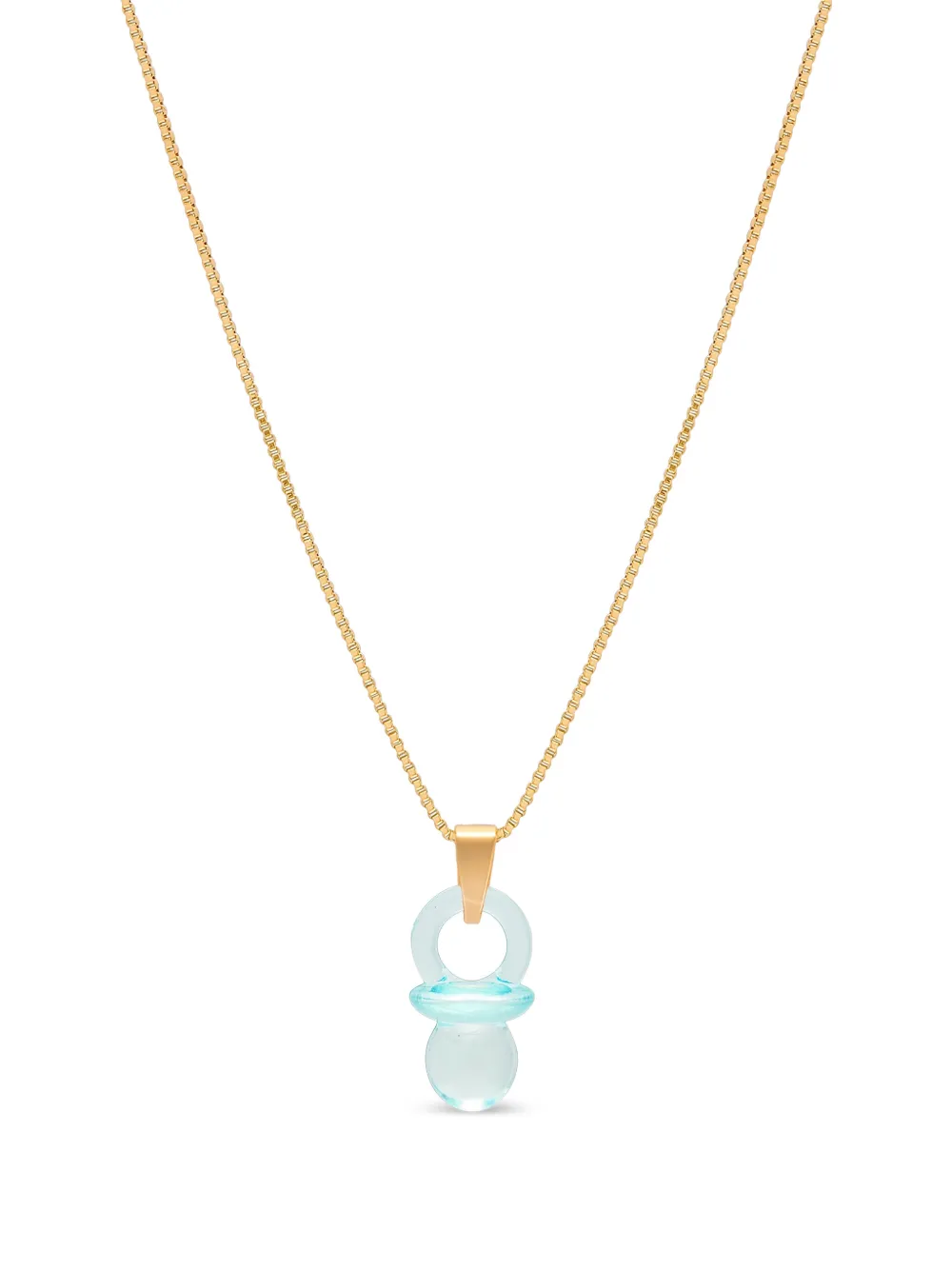 Crystal Haze Collana con pendente Pacifier - Oro