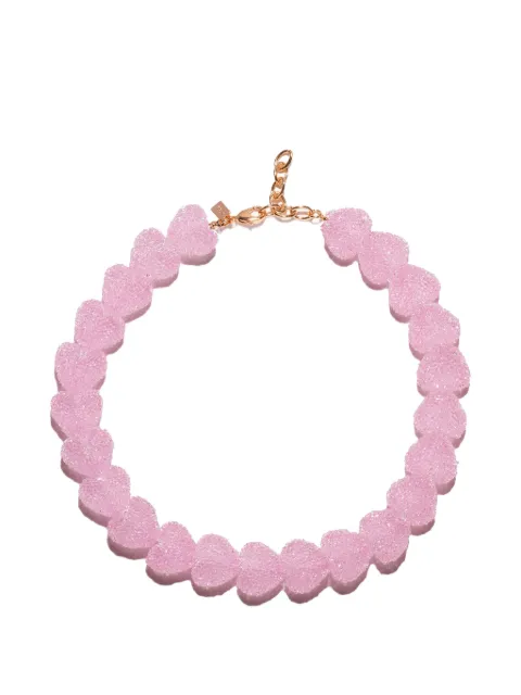 Crystal Haze Jelly Heart necklace