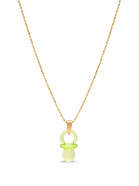 Crystal Haze Pacifier pendant necklace