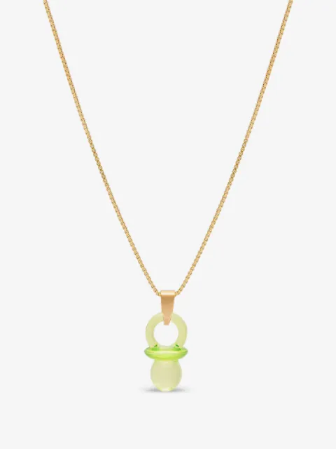 Crystal Haze Pacifier pendant necklace
