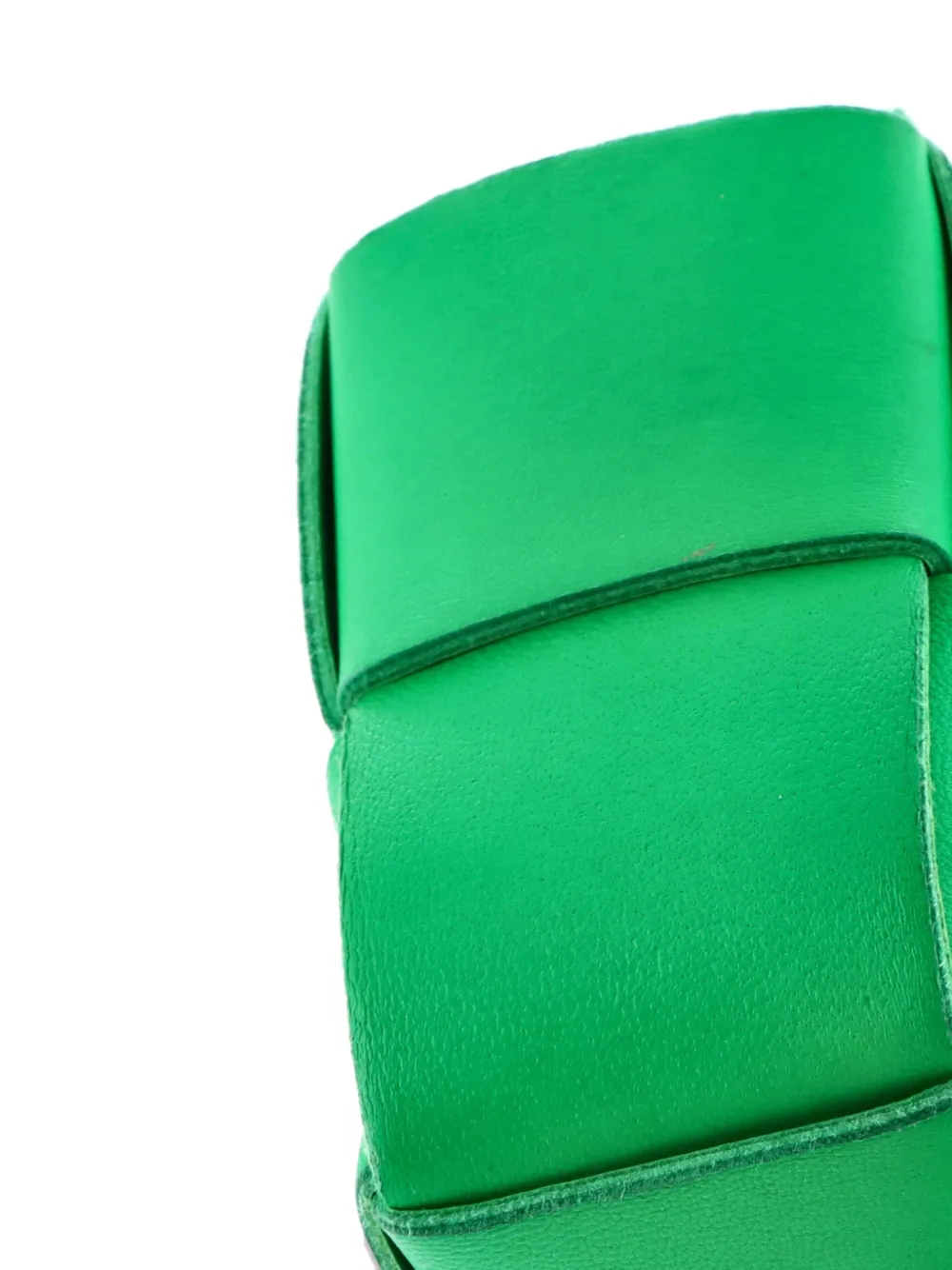 Cassette Phone Holder Maxi Intrecciato Leather Mini Crossbody Bag