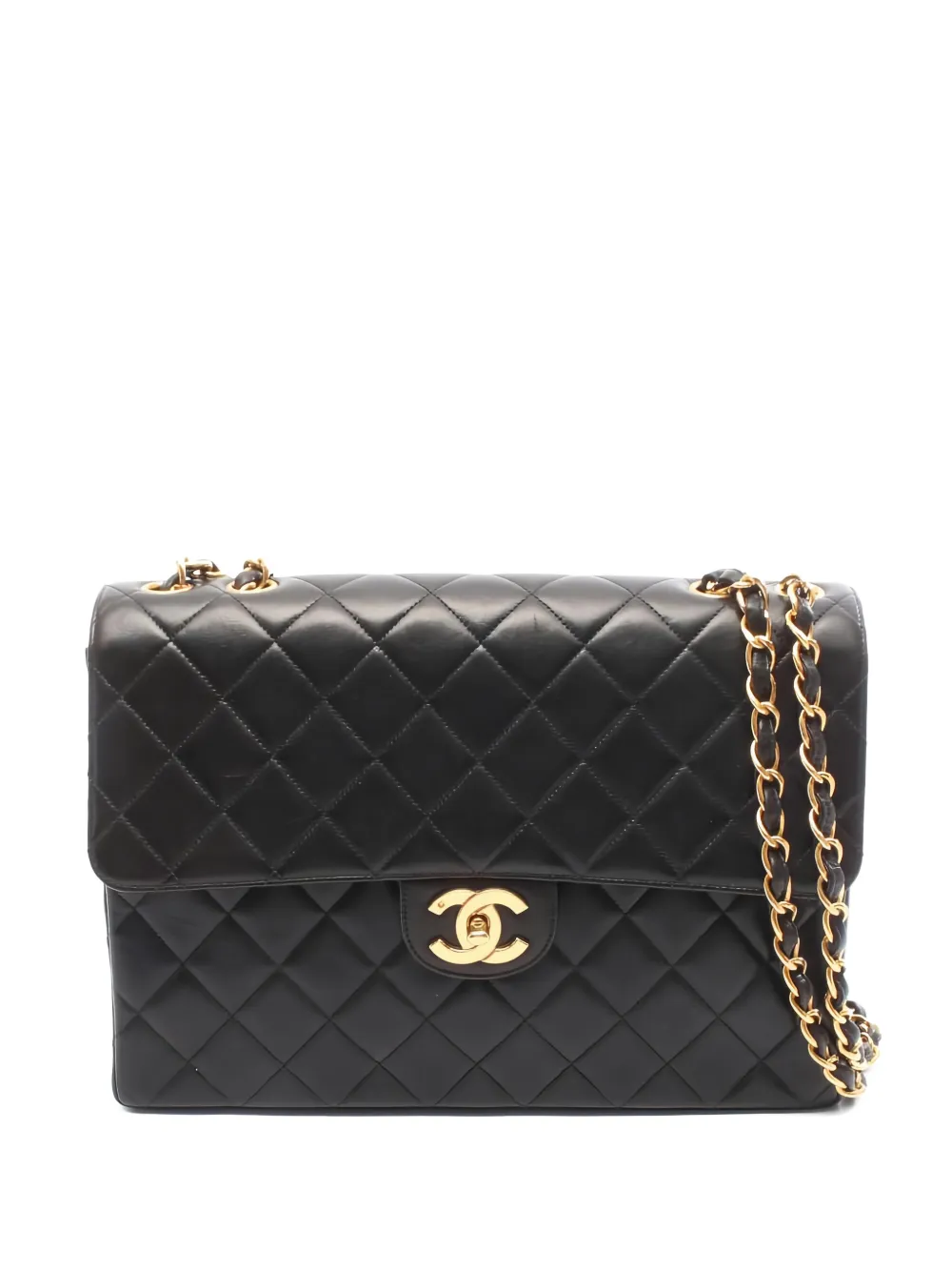 CHANEL Pre-Owned 1996-1997 Classic Flap diamond quilting shoulder bag - Nero