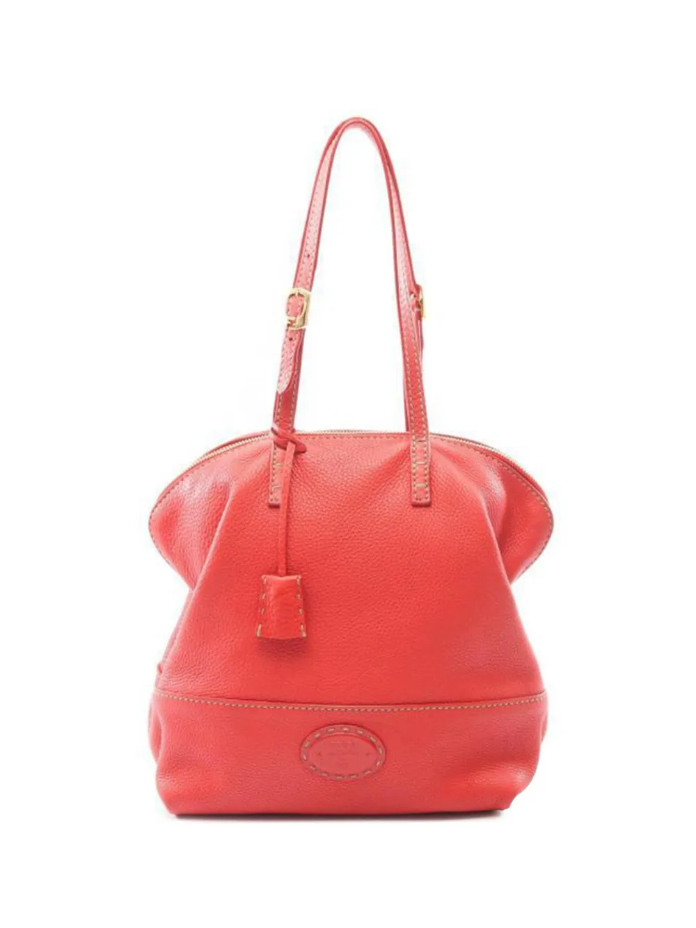 Fendi Pre-Owned 2000s leather shoulder bag - Rosso