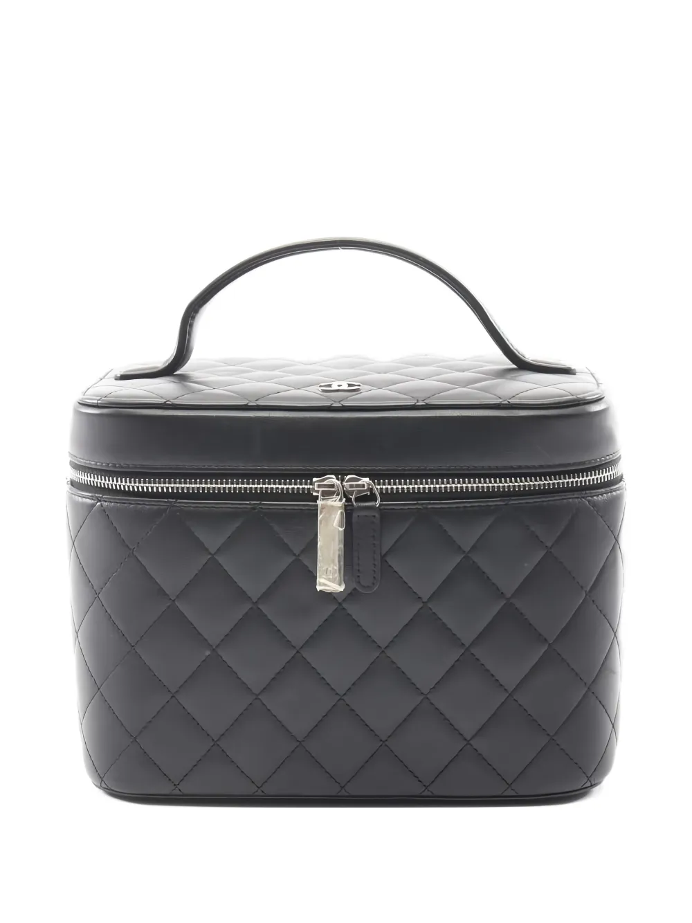 CHANEL Pre-Owned 2016-2017 Matelasse vanity bag - Nero