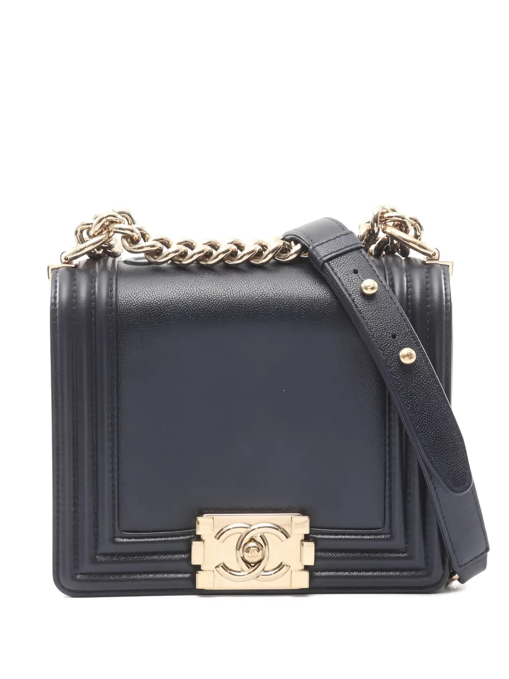 CHANEL Pre-Owned 2021 chain leather shoulder bag - Blu