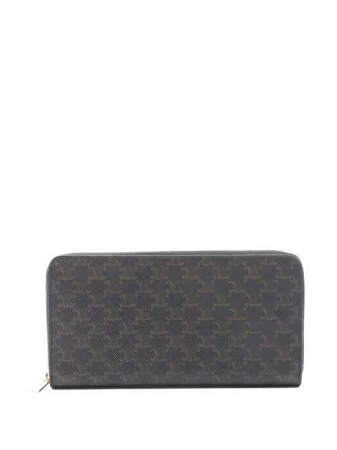 Celine Pre-Owned 2010s large Triomphe zip wallet