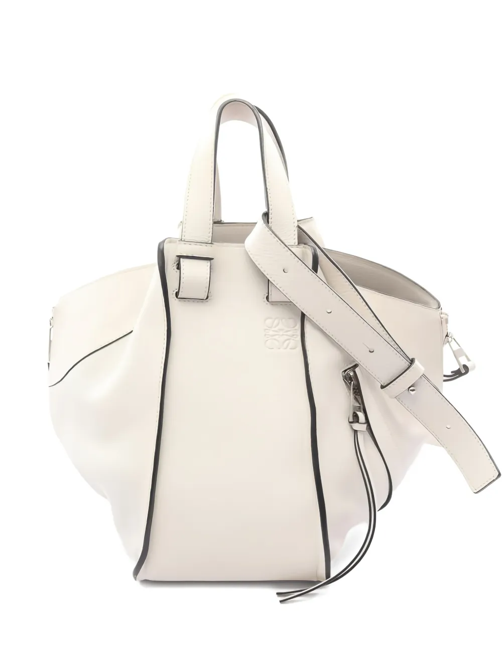 Loewe Pre-Owned 2000s leather hammock tote bag - Toni neutri