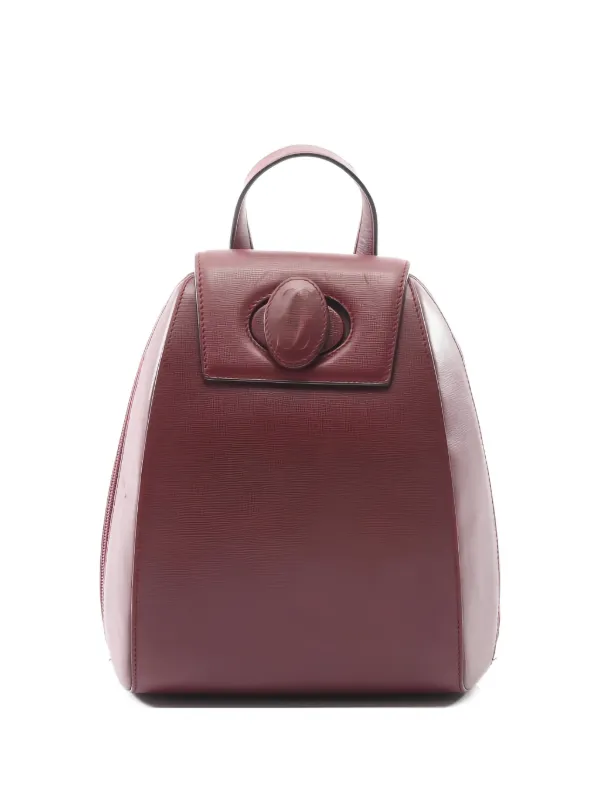 Cartier Vintage Must de Backpack RARE Vintage Cartier Backpack Luxury Designer Bag | eBay main image 2