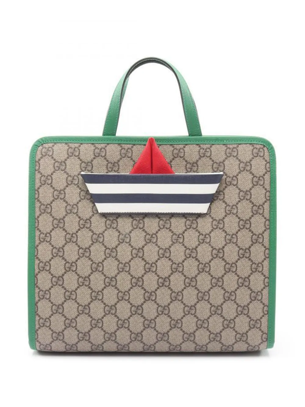 Gucci Pre-Owned 2010s childrens gg supreme handbag - Toni neutri