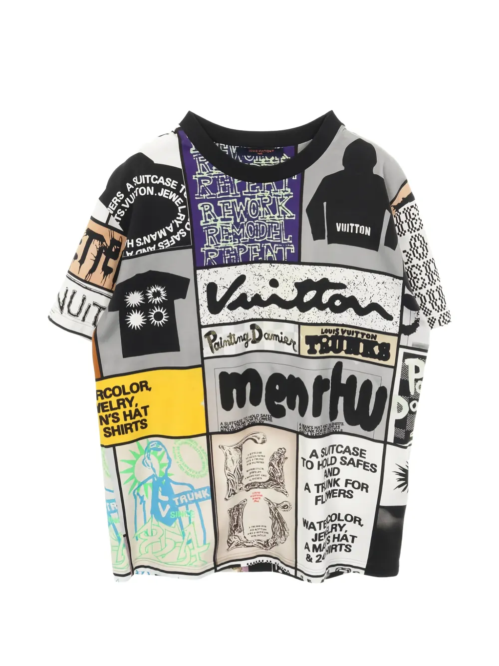 Louis Vuitton Pre-Owned 2010s Fanzine crew-neck short-sleeve T-shirt - Nero