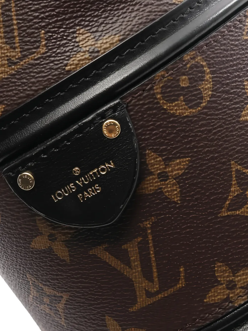 Kanoe Monogram-Pattern Chain-Strap Bucket Bag