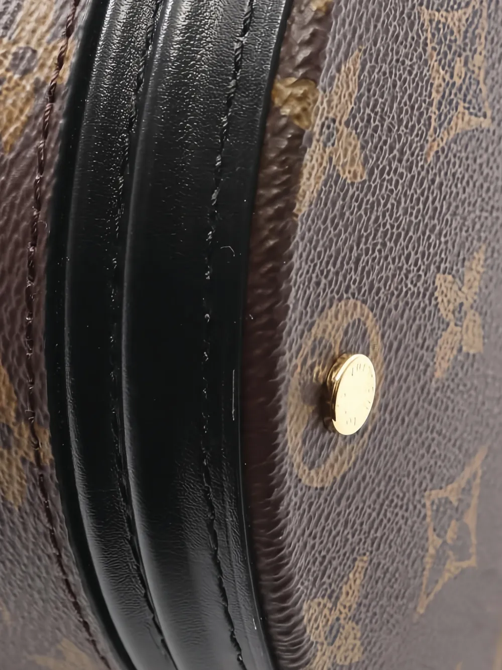 Kanoe Monogram-Pattern Chain-Strap Bucket Bag