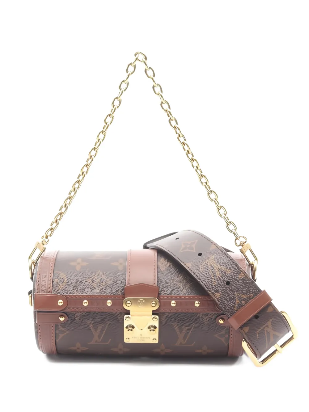 Louis Vuitton Pre-Owned 2010s Papillon Trunk monogram shoulder bag - Marrone