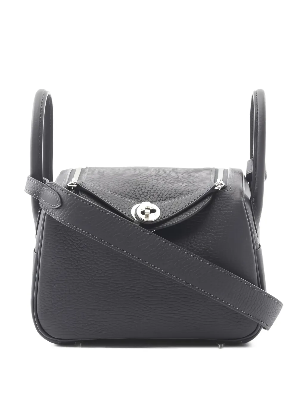 Hermès Pre-Owned 2025 mini Lindy leather handbag - Blu