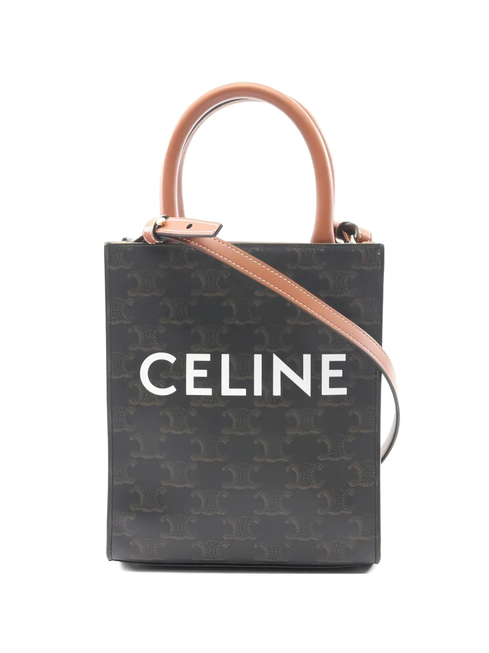 Celine Pre-Owned 2010s mini Vertical Triomphe tote bag - Marrone
