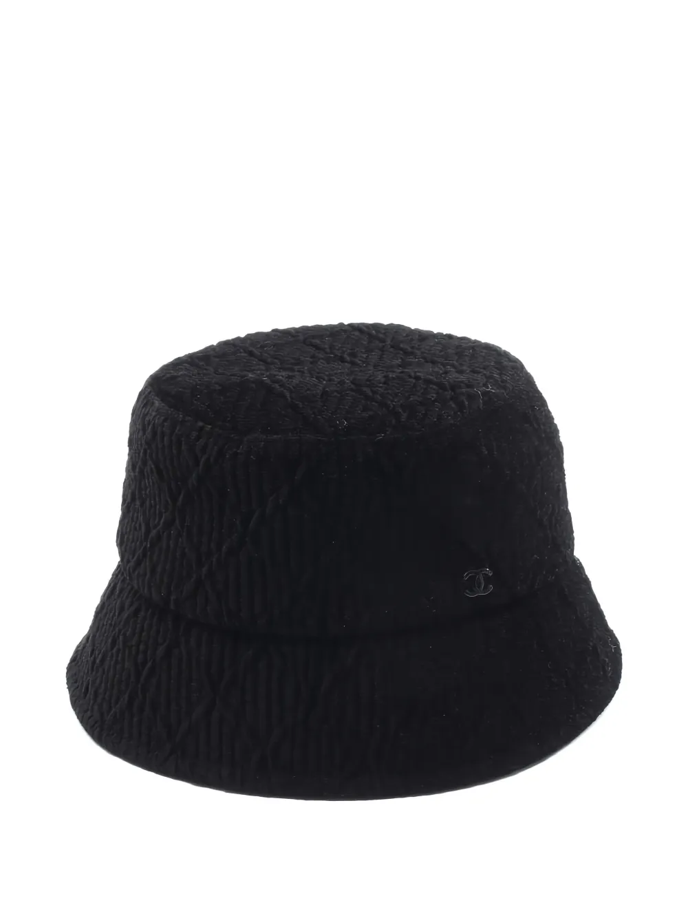 CHANEL Pre-Owned 1986-1988 CC bucket hat - Nero
