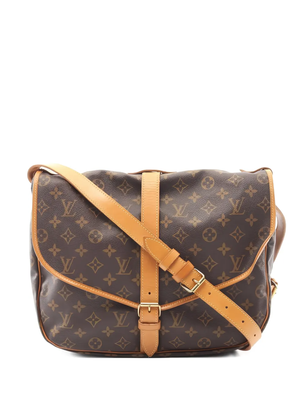Louis Vuitton Pre-Owned 1995 Saumur 35 monogram shoulder bag - Marrone