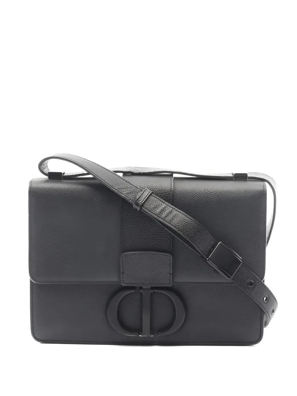 Christian Dior Pre-Owned 2000s logo-plaque Montaigne shoulder bag - Nero