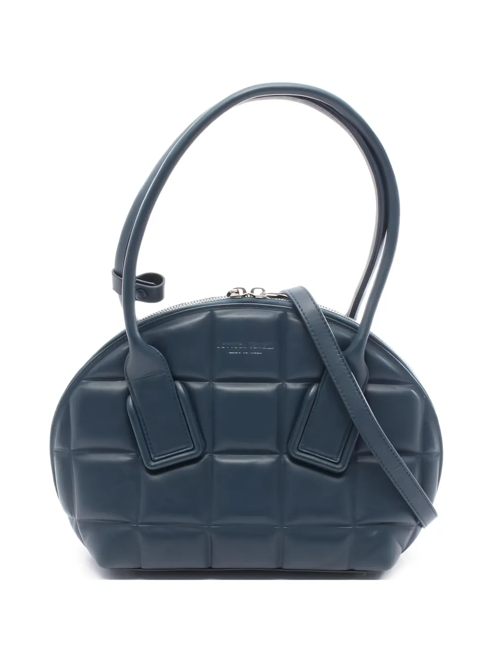 Bottega Veneta Pre-Owned 2010s The Swoop quilted leather handbag - Blu