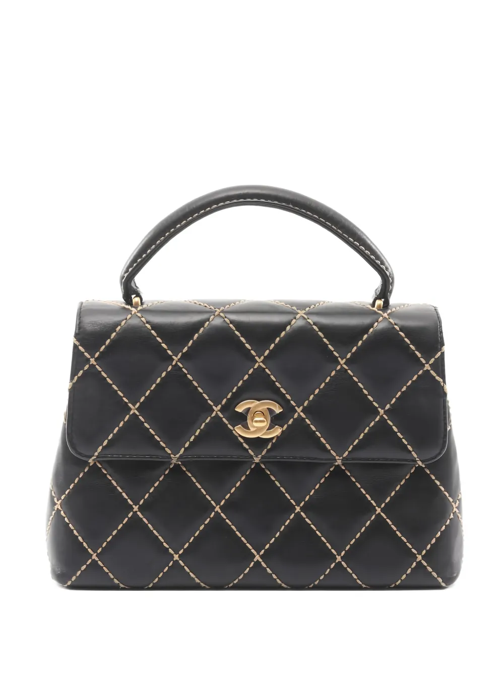 CHANEL Pre-Owned 2004-2005 Wild Stitch leather handbag - Nero