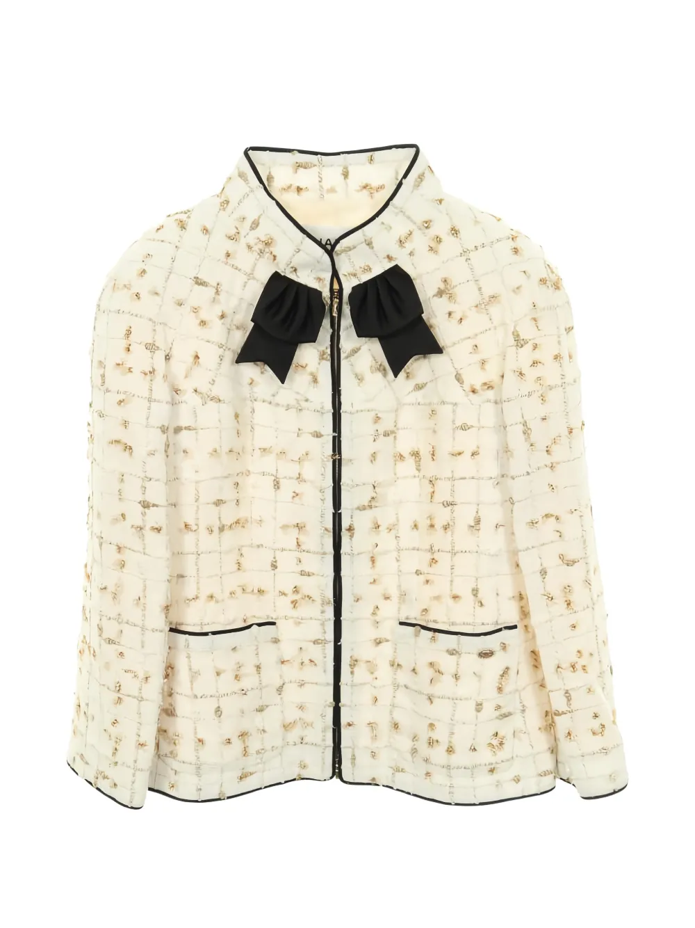 CHANEL Pre-Owned 1986-1988 tweed jacket - Toni neutri