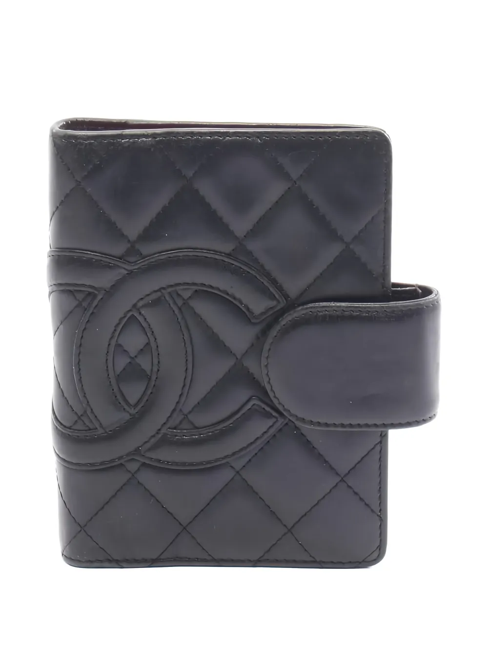 CHANEL Pre-Owned 2004-2005 quilted notebook cover - Nero