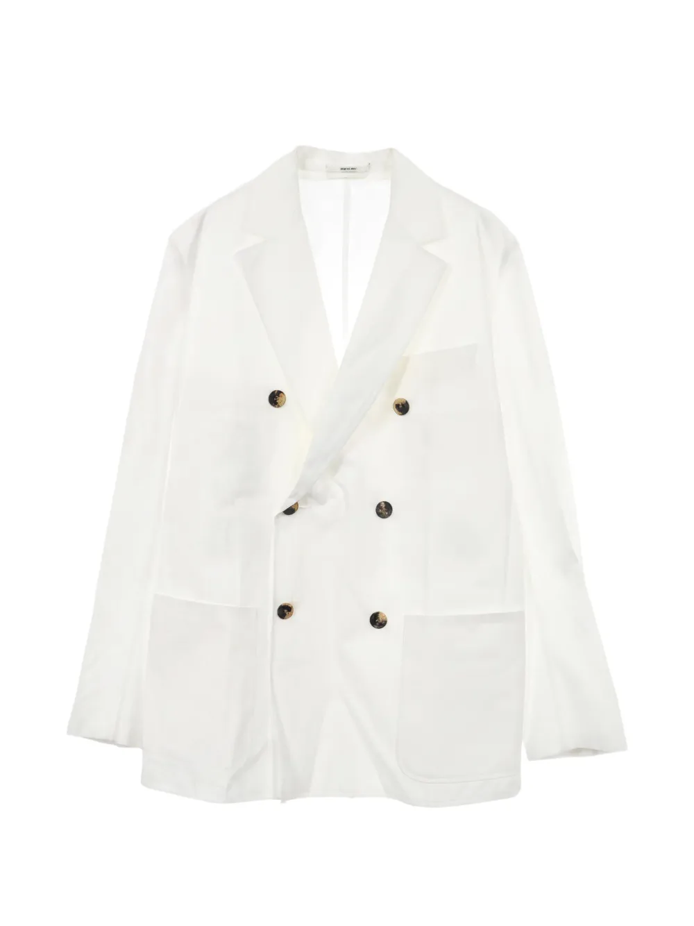 Hermès Pre-Owned 2000s double-breasted blazer - White