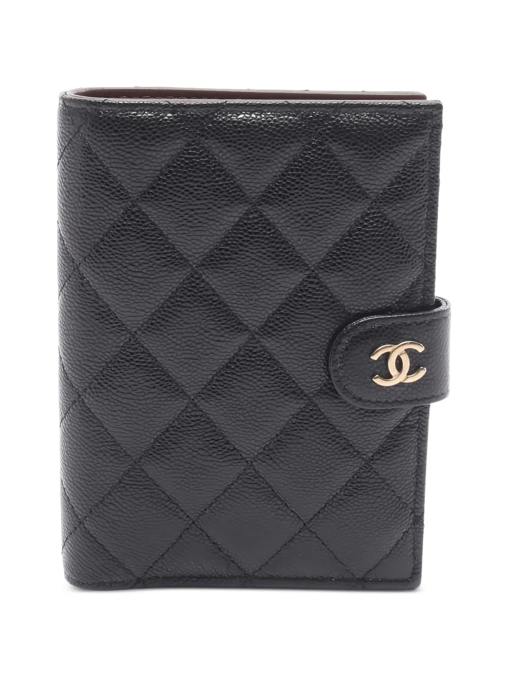 CHANEL Pre-Owned 2021 black passport holder - Nero