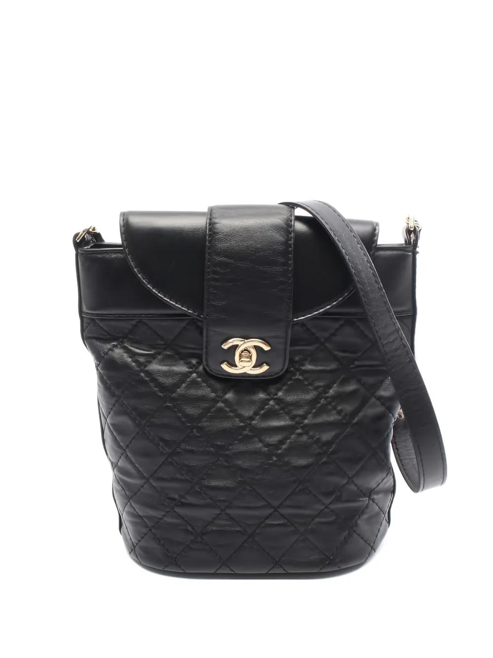 CHANEL Pre-Owned 2019 quilted-leather shoulder bag - Nero