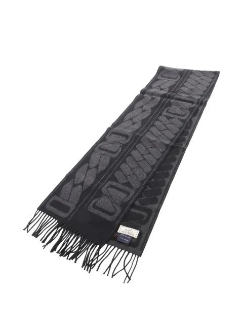 Hermès Pre-Owned 2020s Click C Noué fringed scarf