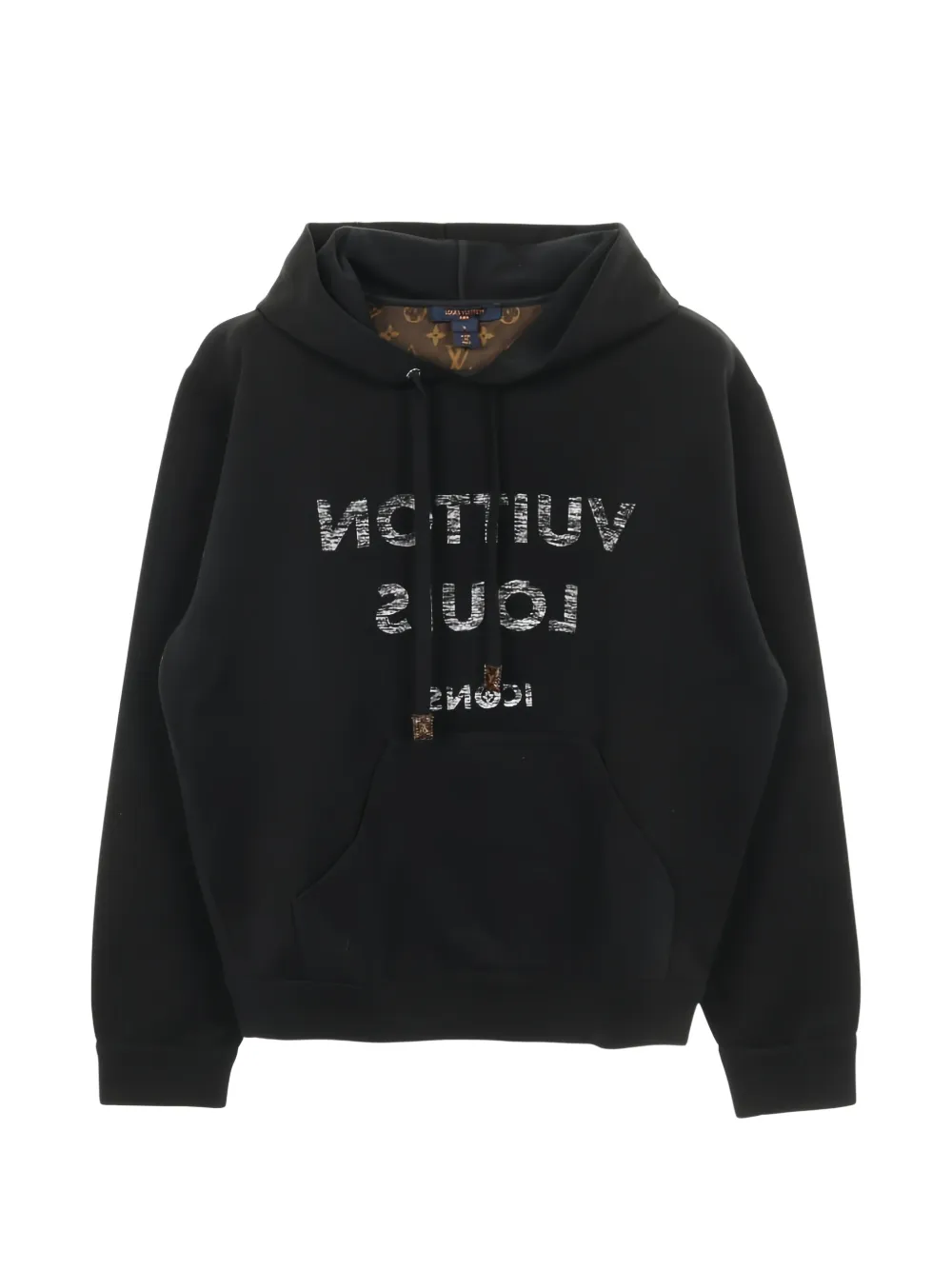 Louis Vuitton Pre-Owned long-sleeve hoodie - Nero