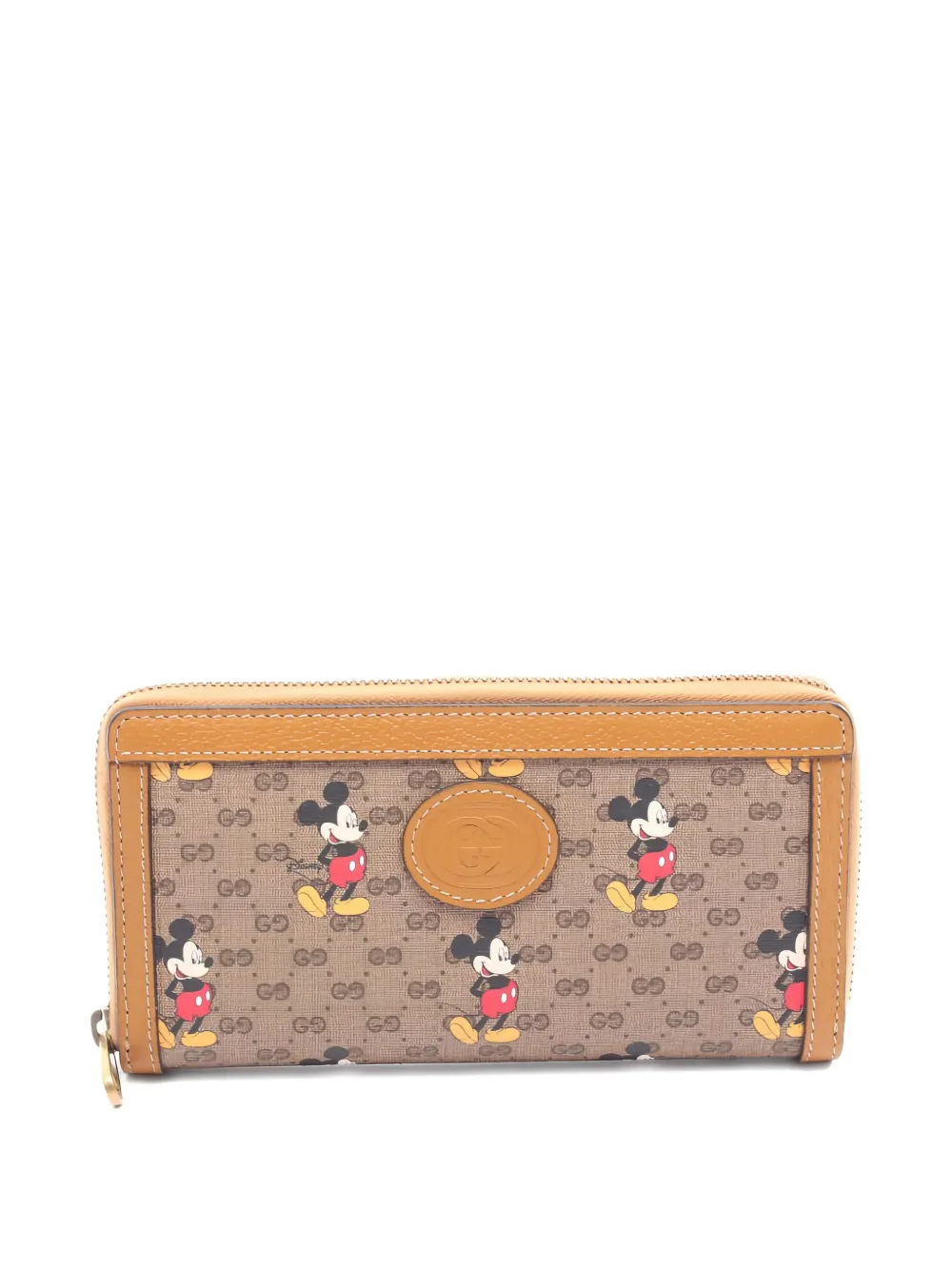 Gucci Pre-Owned 2010s x Disney Mickey Mouse wallet - Toni neutri