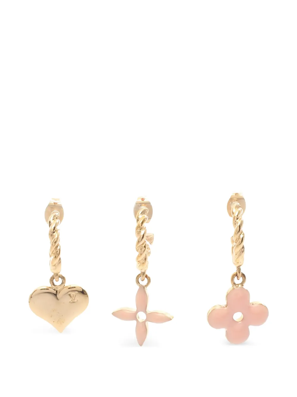 Louis Vuitton Pre-Owned 2010s Boucle d'oreille earrings (set of three) - Oro
