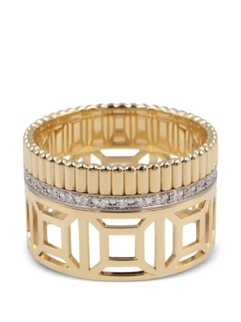 Boucheron Pre-Owned 2010s diamond geometric ring