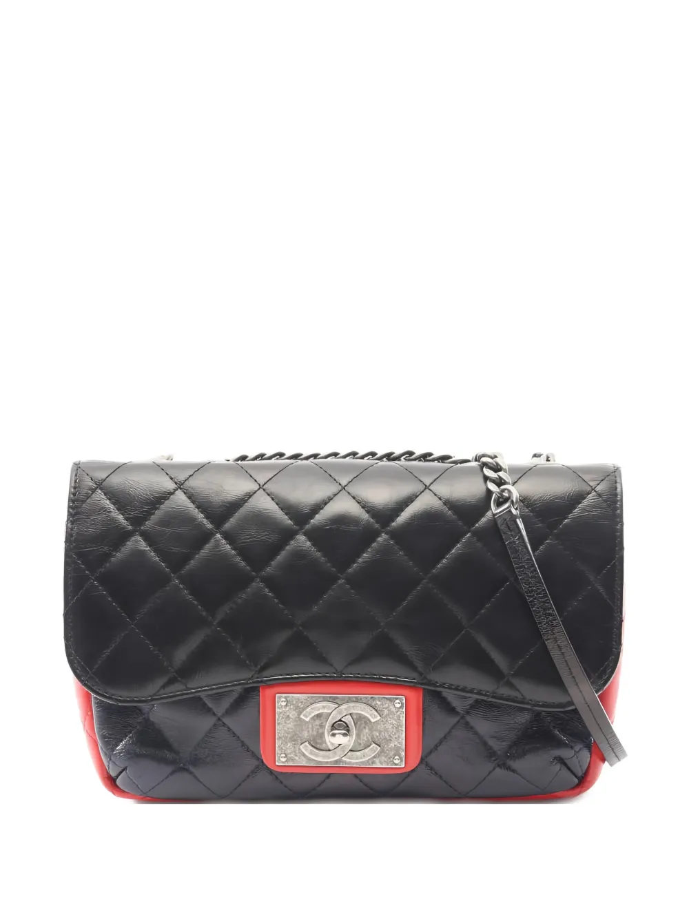 CHANEL Pre-Owned 2015-2016 quilted-leather shoulder bag - Nero