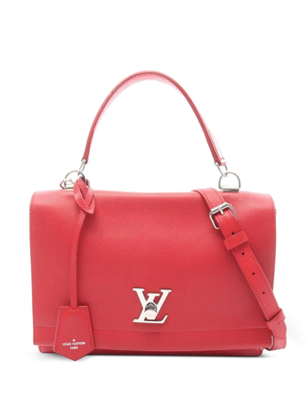 Louis Vuitton Pre-Owned 2015 Lockme II logo flap tote bag - Rot