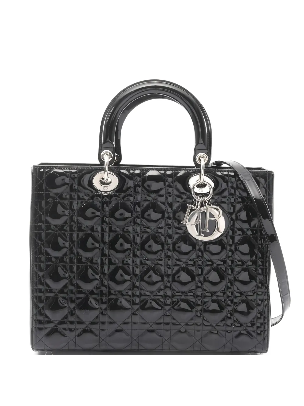 Christian Dior Pre-Owned 2010s Lady Dior tote bag - Nero