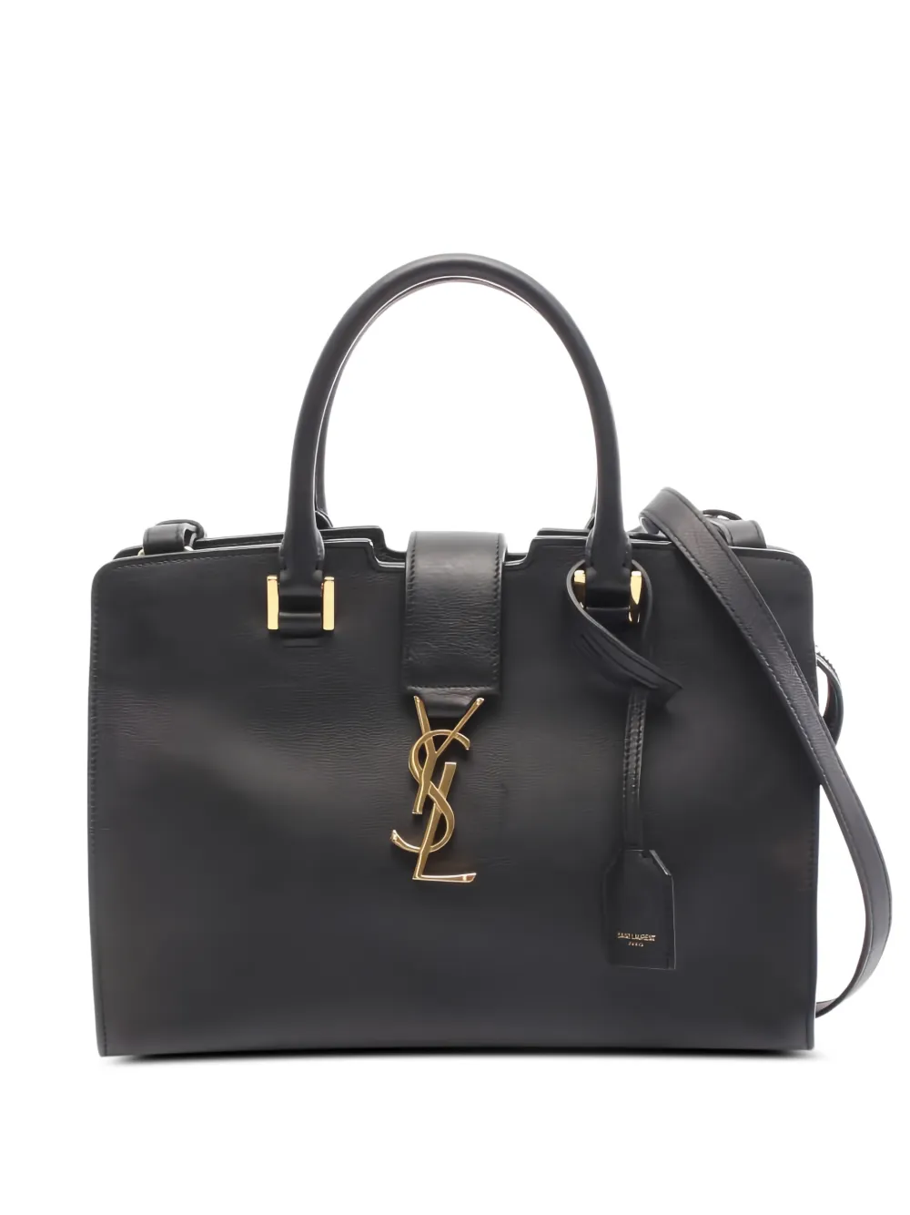 Saint Laurent Pre-Owned 2010s baby Cabas two-way tote bag - Nero