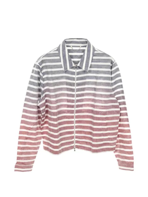 Louis Vuitton Pre-Owned 2000s striped zip-up jacket