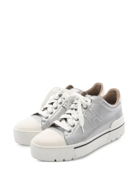 Hermès Pre-Owned voltage calf leather sneakers